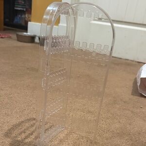Clear Acrylic Earring Holder